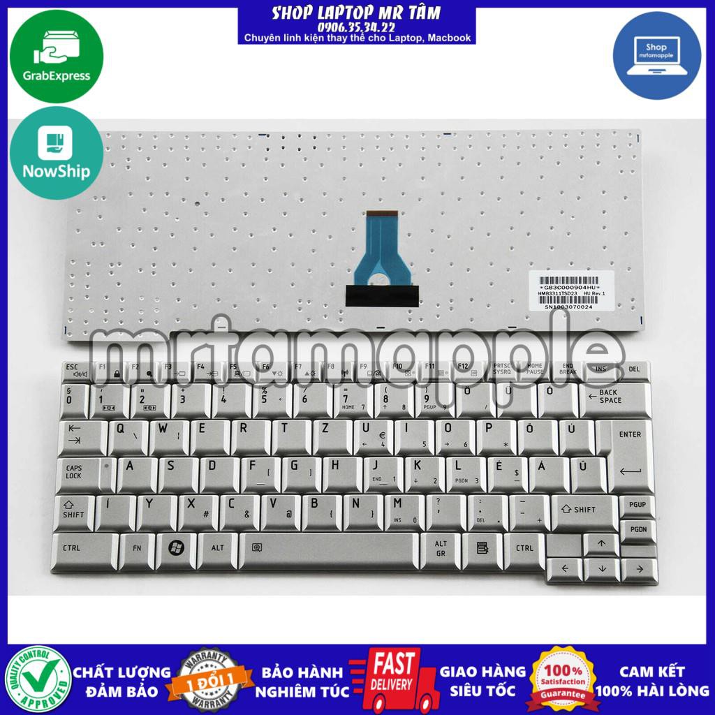 (KEYBOARD) BÀN PHÍM LAPTOP TOSHIBA R500 dùng cho Portege R500 R501 R600 R603