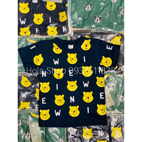 Set 4 áo thun cotton cho bé trai -TH123