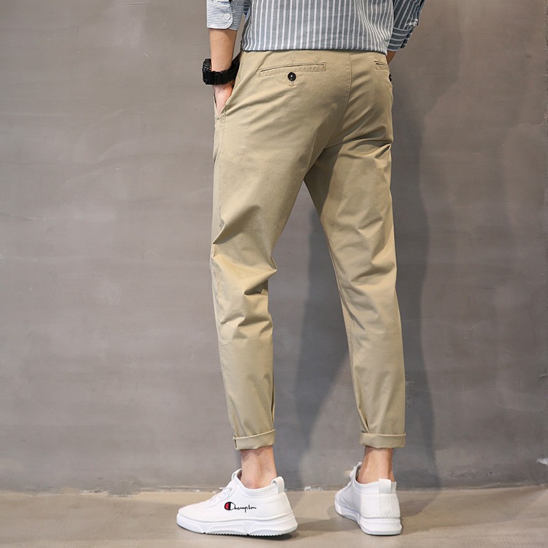 Quần kaki nam cao cấp ống bó phong cách thể thao trẻ trung năng động(QKK) | BigBuy360 - bigbuy360.vn