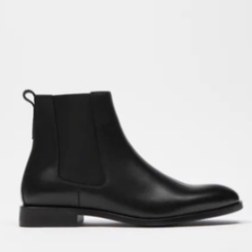 Giày thời trang nam Chelsea Boots chất liệu da bò đế cao su đúc