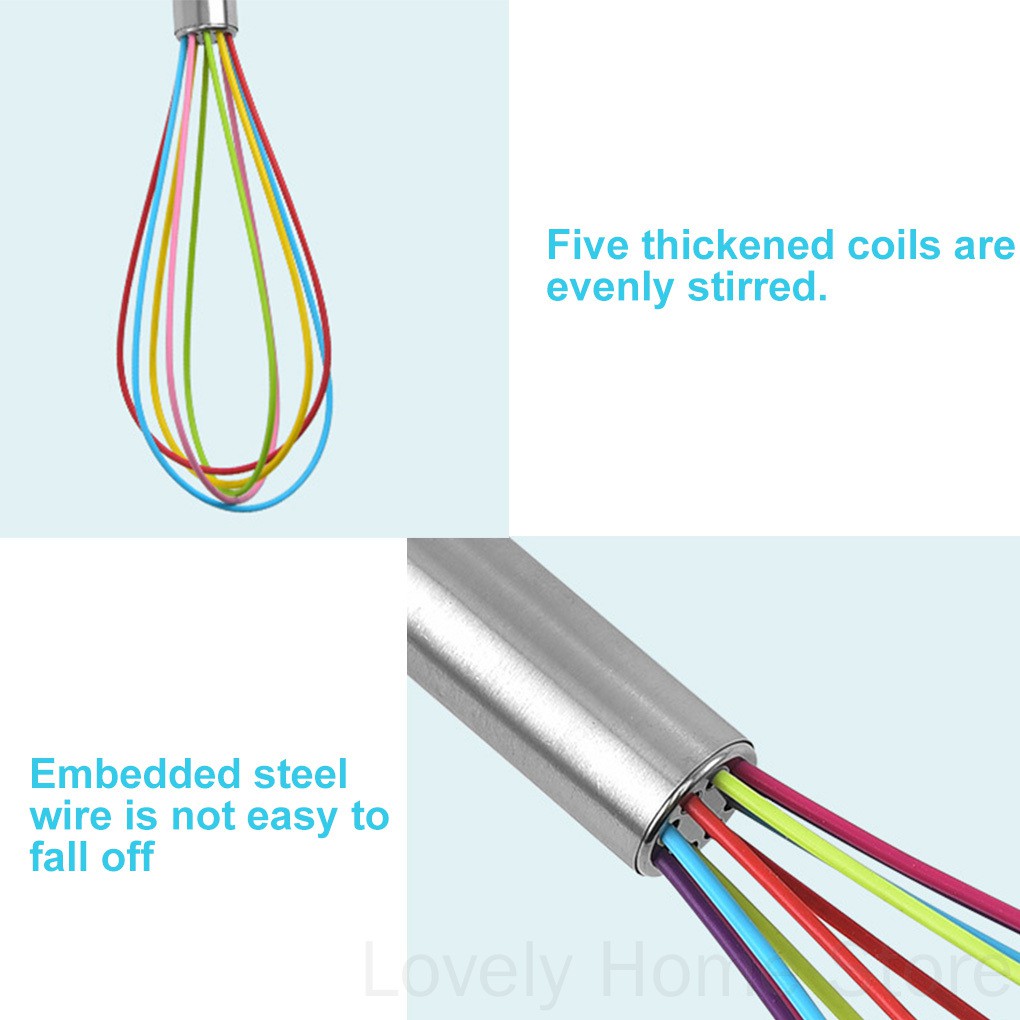 Dụng Cụ Đánh Trứng Bằng Thép Không Gỉ 8 Inches