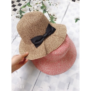 MŨ CÓI ĐI BIỂN NƠ SAU RỘNG VÀNH