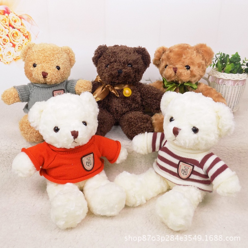 Thú Nhồi Bông Hình Gấu Teddy Phong Cách vintage