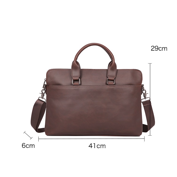 Túi xách nam công sở thời trang cao cấp T6016 giá rẻ, Túi xách nam đẹp da bền đẹp cao cấp đựng được laptop 15.6 inch