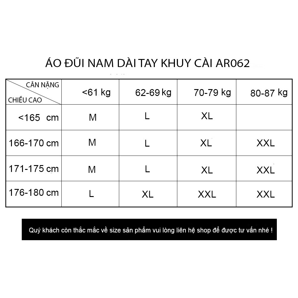 Áo Đũi Nam Dài Tay Cổ Tròn Móc Cài ROUGH