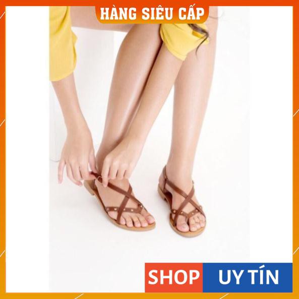 Giày SANDAL đế bệt xỏ ngón tán đinh | BigBuy360 - bigbuy360.vn