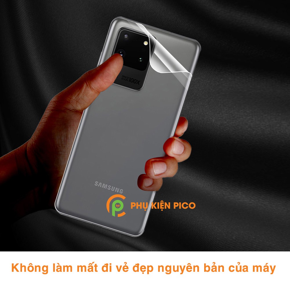 Dán lưng Samsung S20 Ultra PPF full mặt lưng PPF tự phục hồi vết xước chính hãng Mibo - Dán dẻo Samsung Galaxy S20 Ultra