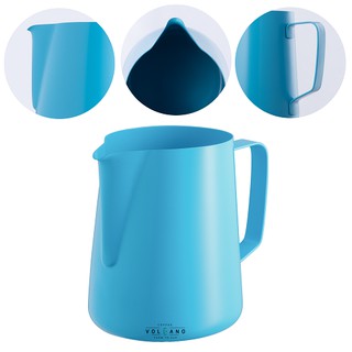 Volcano Ca đánh sữa Inox 304 mũi tròn 600ml