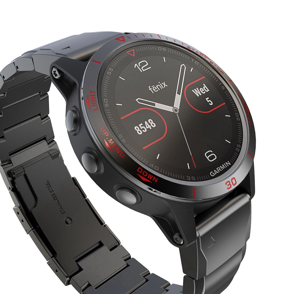 Vỏ Bảo Vệ Mặt Đồng Hồ Thông Minh Garmin Fenix 5 Bằng Thép Không Gỉ