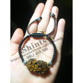 Vòng tayđá tỳ hưu mắt hổ lớn thắt chỉ bền-đẹp-chắc - 180k
