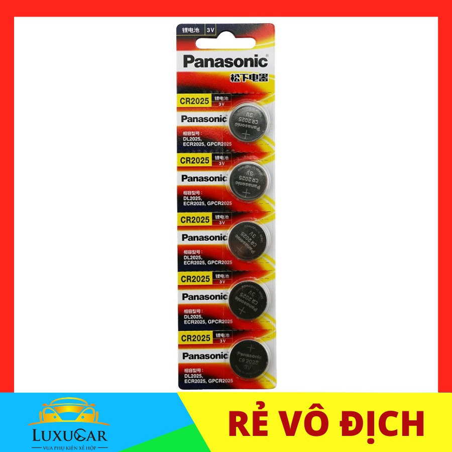 Pin khuy cúc áo, pin nút áo Panasonic CR2032, CR2025, CR2016, CR1632, CR1220, CR1620 3V Lithium Made in Indonesia