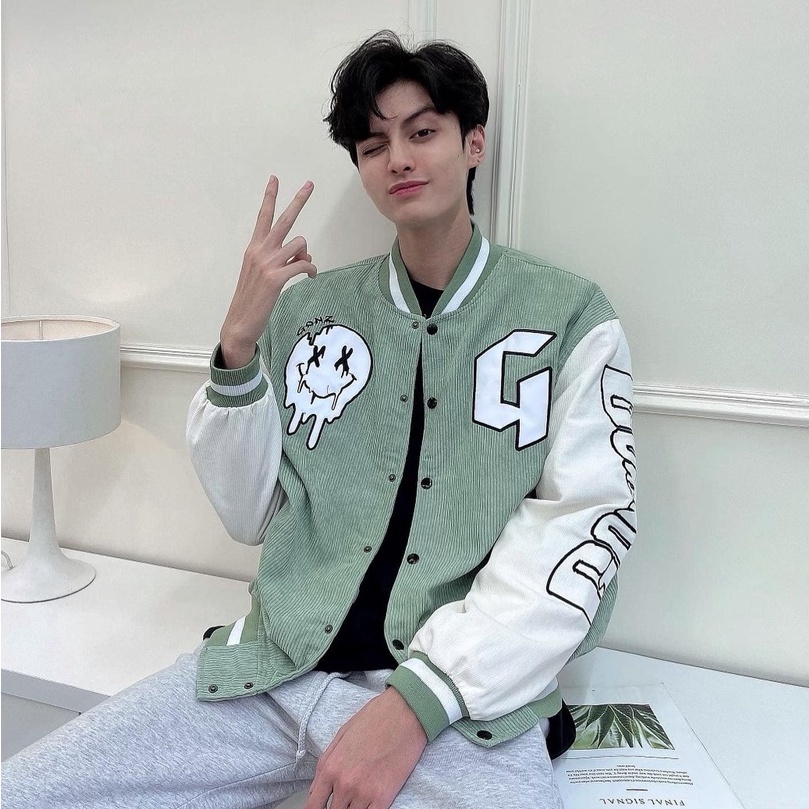 Áo Khoác Nhung Bomber Nam Nữ GonZ Thời Trang Unisex Form Rộng Đẹp Mã  AKN19 - 1992 clothing