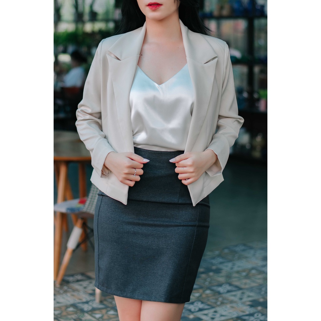 Áo lụa hai dây Amie thanh lịch AO1