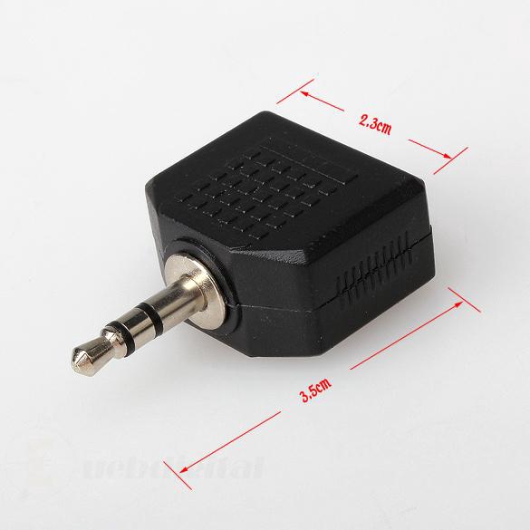Đầu Chia 2 Tai Nghe 3.5mm | BigBuy360 - bigbuy360.vn