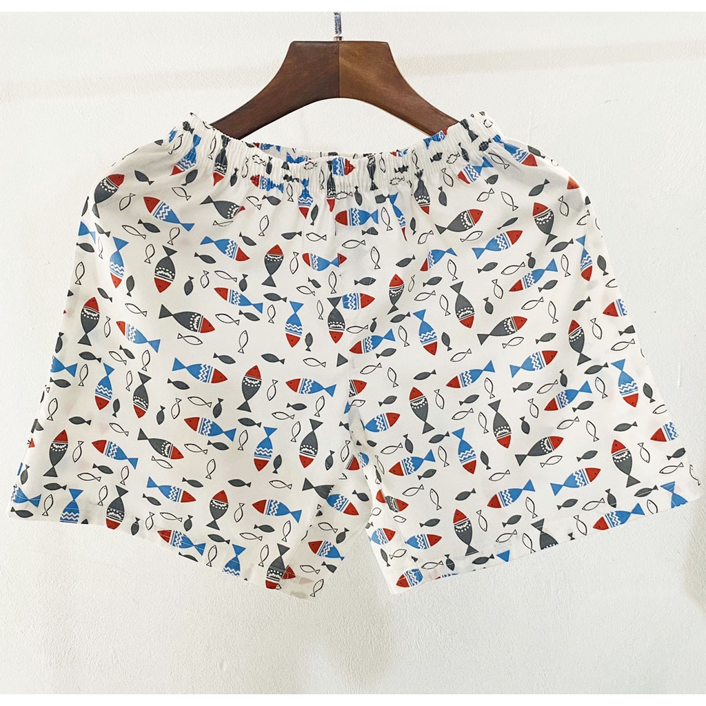 Quần Đùi Nam Cotton Mặc Ngủ - Quần đùi nam mặc nhà chất cotton siêu mát, Cartoon Short Cá Tính