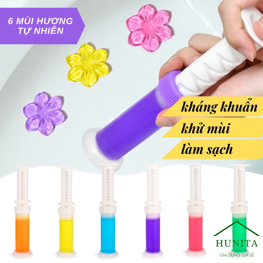 Gel Khử mùi, Thơm bồn cầu, Khử Trùng, Diệt Khuẩn HÌNH HOA - Gel Khử Mùi Bồn Cầu Dạng Thạch Bông Hoa Cho Nhà Vệ Sinh