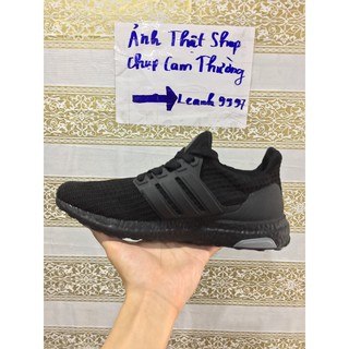 Giày thể thao ULTRABOOST đen đế đen