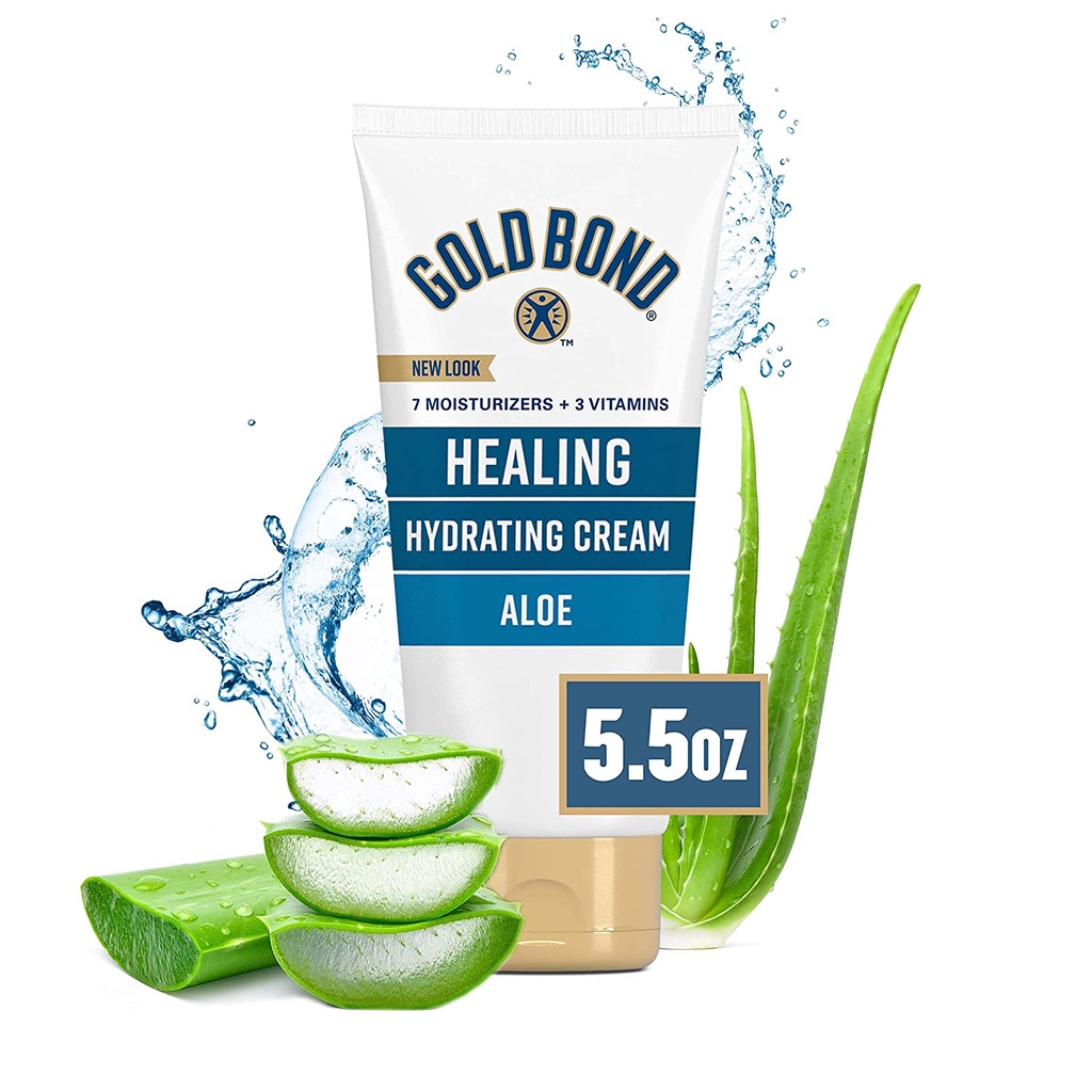 Kem cho da khô Gold Bond Ultimate Skin Therapy Lotion, Healing Aloe 155g, 396g, 566g