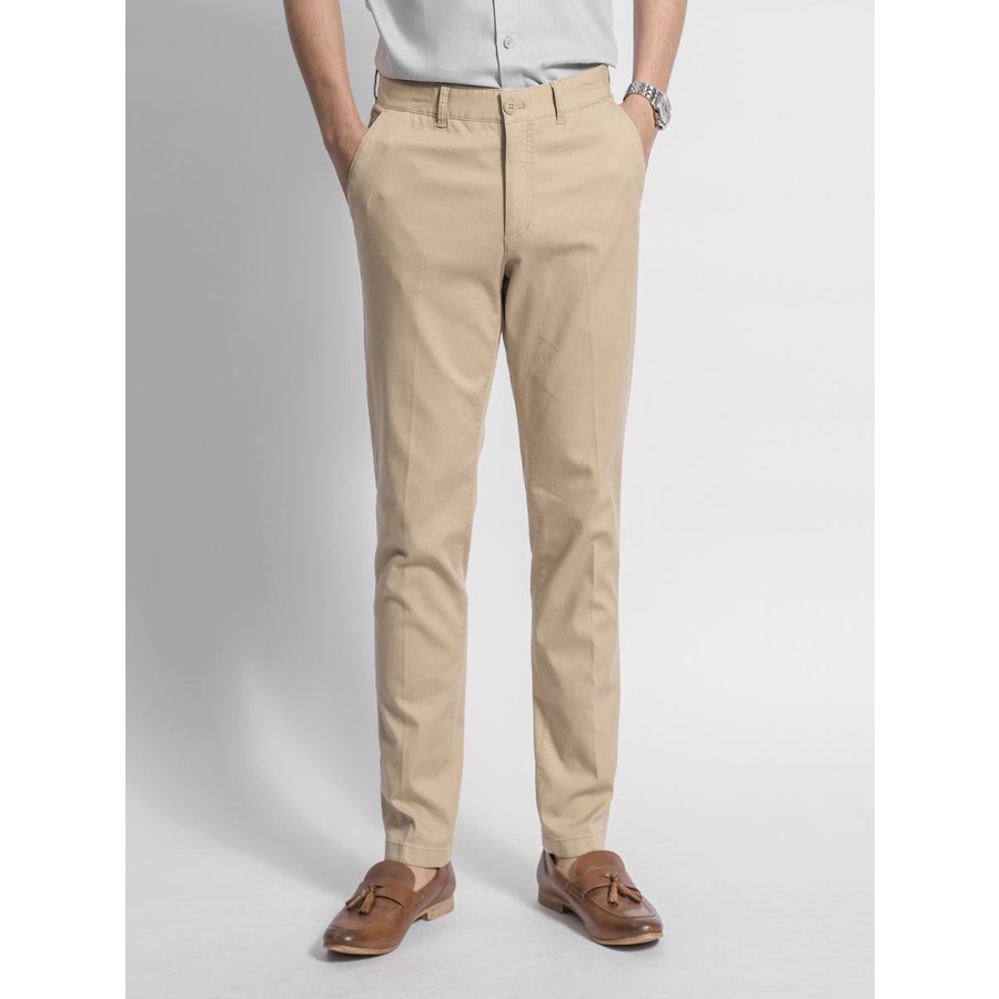 Quần khaki nam Aristino cotton  túi xẻ 2 bên  AKK01108