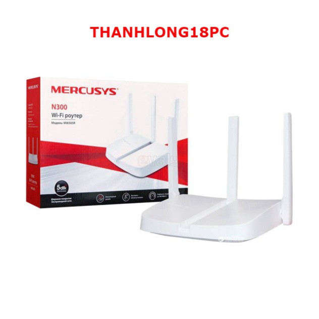 Bộ Phát Wifi Mercusys Chuẩn N Tốc Độ 300Mbps MW305R-Router wifi | BigBuy360 - bigbuy360.vn