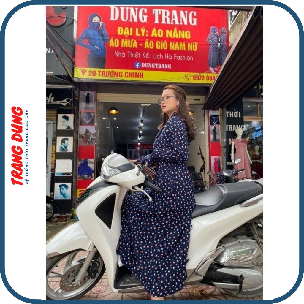 Áo Chống Nắng Nữ Toàn Thân 3 Lớp Vải Lanh Nhung Siêu Thoáng Mát Chống Tia UV