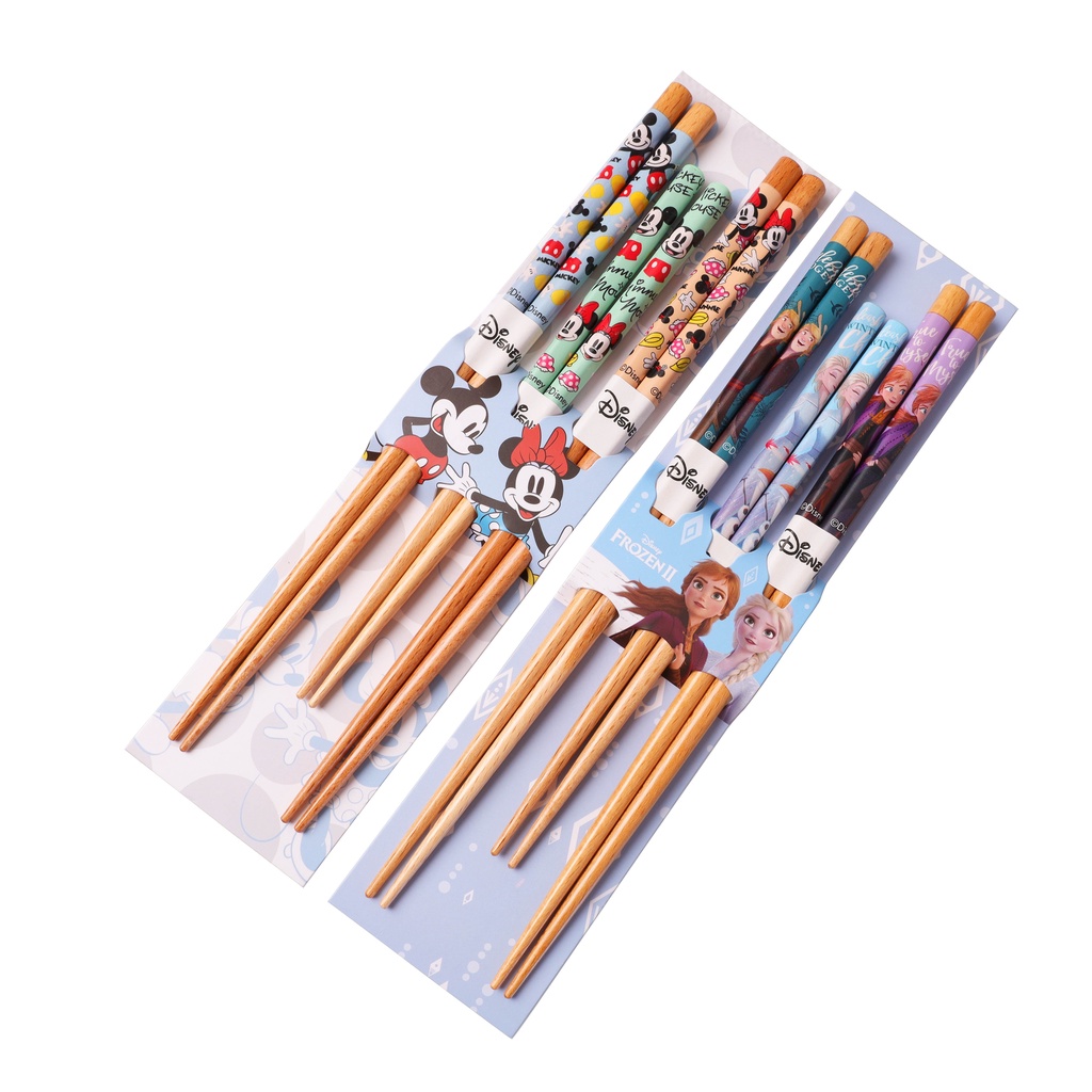 Set đũa gỗ gia đình Disney