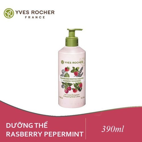 Sữa Dưỡng Thể Yves Rocher Hương Raspberry Peppermint Body Lotione 390ml