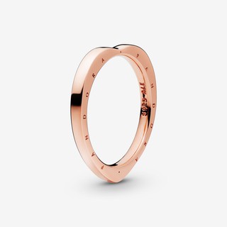 Silver Rose Gold Multifaceted Ring