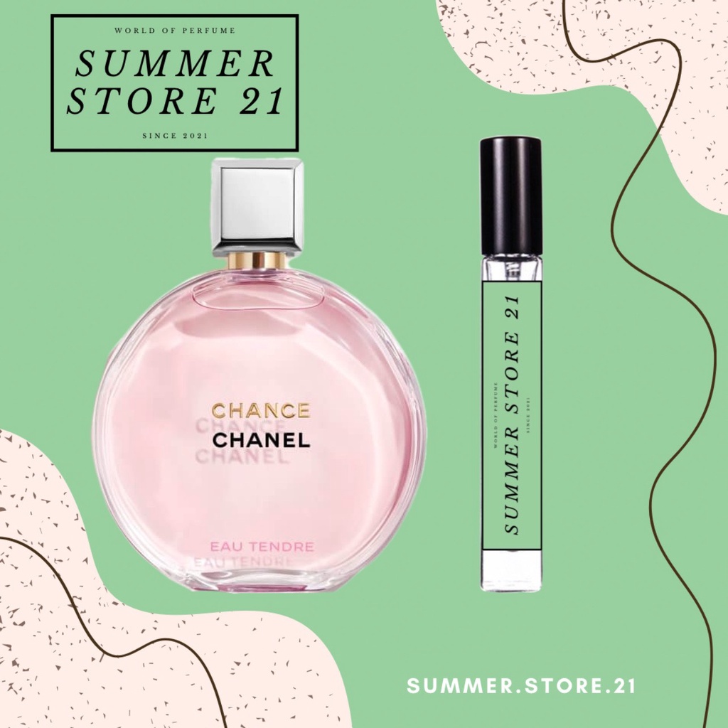 [ᴛᴇsᴛᴇʀ] Nước Hoa nữ Chance 𝐂.𝐇.𝐀.𝐍.𝐄.𝐋 Eau Tendre EDP - 5𝘮𝘭/10𝘮𝘭