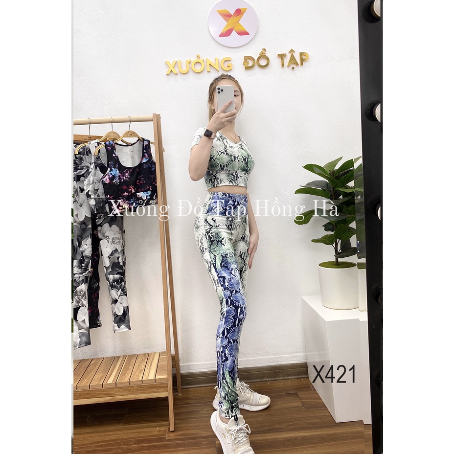 ✅ Ảnh Thật 100% - Mặc Là Mê ✅Bộ tập GYM nữ đa năng - Yoga nữ - Set tập dài cộc tay