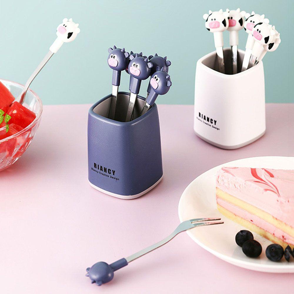 Nĩa Ăn Trái Cây Bằng Nhựa Ppsic Tái Sử Dụng Được Cho Trẻ Em