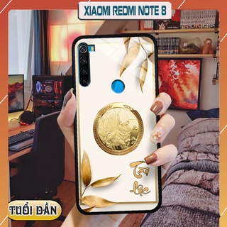 Ốp lưng kính 3D 12 con giáp - Xiaomi Redmi Note 8
