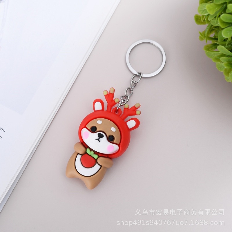 Móc Khoá Chú Chó Shiba Siêu Dễ Thương - Móc Treo Cỡ Lớn/ Đủ Mẫu