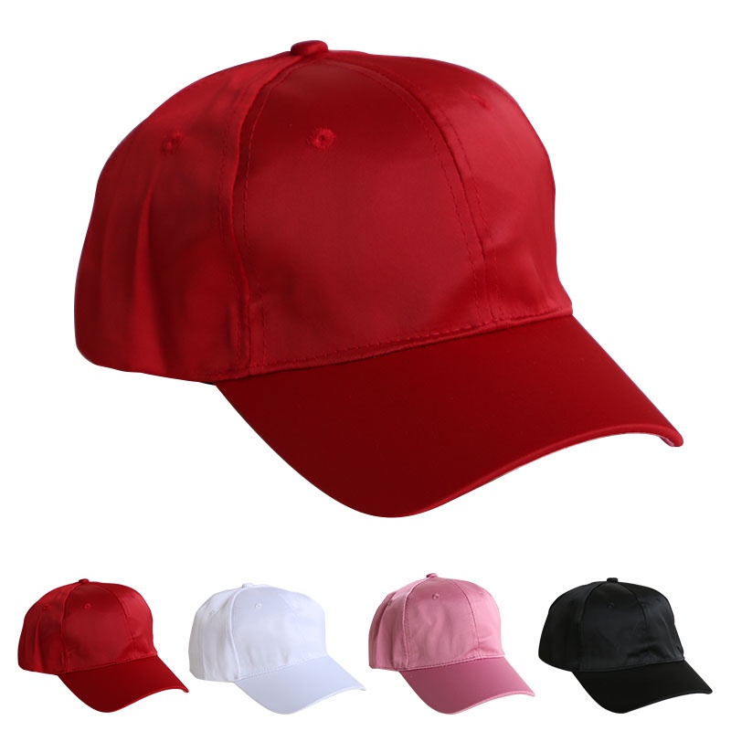 Mũ Lưỡi Trai Bằng Lụa Satin Phong Cách Hip Hop Thời Trang Xuân Hè Có Thể Điều Chỉnh Cho Bé