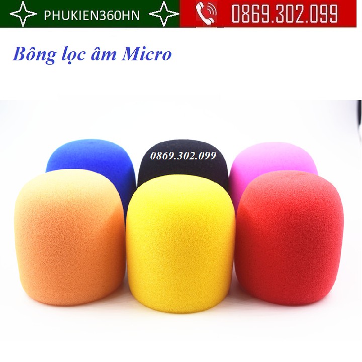 Bông lọc âm cho micro loại tốt