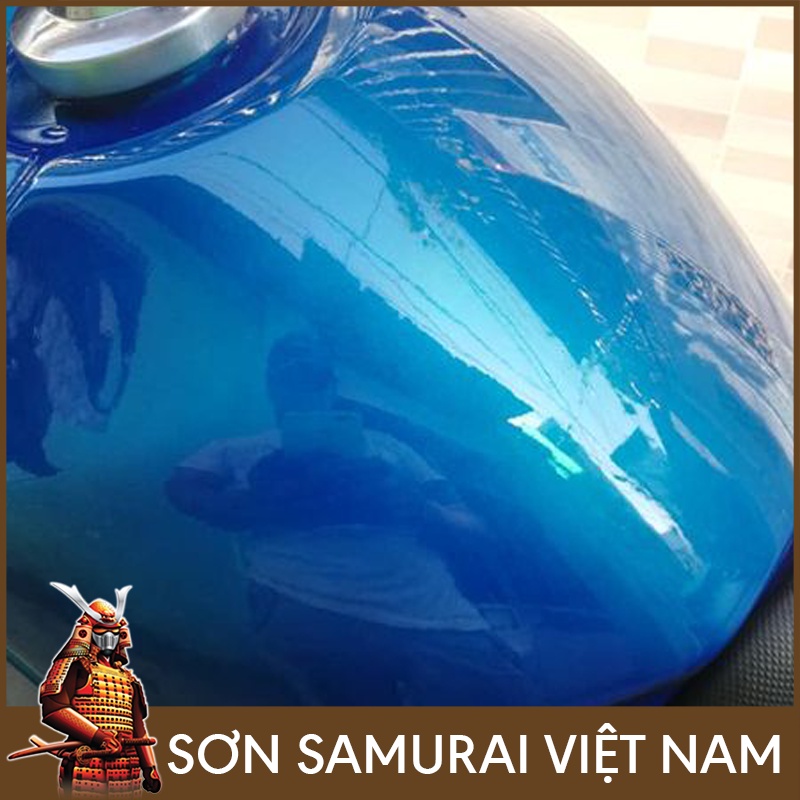 Combo son màu xanh jakai  s137 sơn Samurai