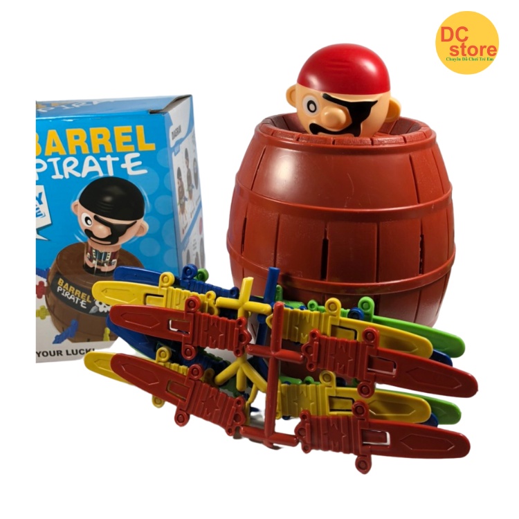 Đồ Chơi Mô Hình Hải Tặc Đâm Kiếm Vui Nhộn - Hồi Hộp- Đáng Yêu Dành Cho Bé Size 16 Kiếm, Cao 14cm