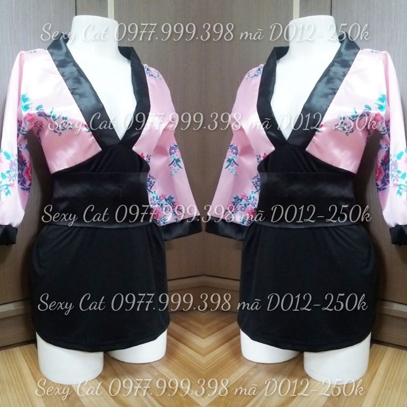set áo choàng kimono sexy gợi cảm
