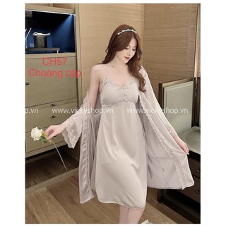 [Hàng Sẵn - Đầm kèm choàng ] Đầm tiểu thư lụa QCCC, hàng đẹp y như mẫu chụp ,chất vải mềm mịn. CH57