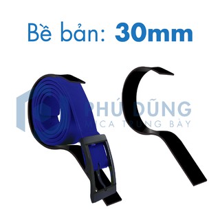 Đế mica đen bề bản 30mm trưng bày dây nịt