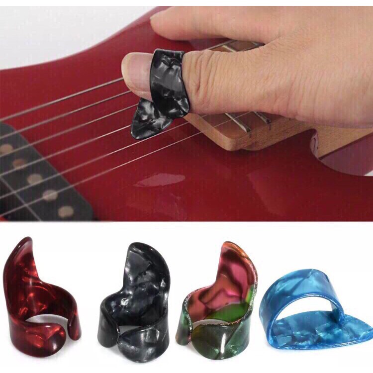 MÓNG GẢY ĐÀN GUITAR, PICK ALICE ĐEO NGÓN TAY, MÓNG CÁI NGANG GẢY ĐÀN GUITAR, FINGER PICK GUITAR, MÓNG GẢY TAI PHẢI GHITA