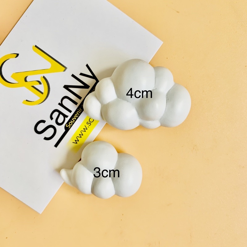 Nam châm hít dán trang trí Pegboard Smlife, tủ lạnh hình ảnh đám mây