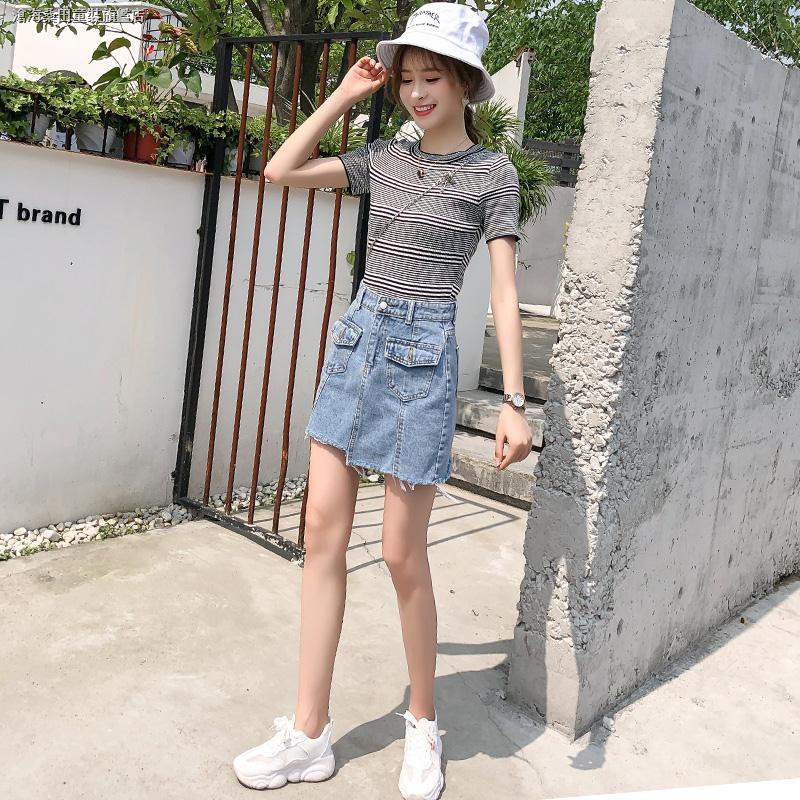 Chân Váy Jeans Chữ A Thời Trang Dành Cho Nữ | BigBuy360 - bigbuy360.vn