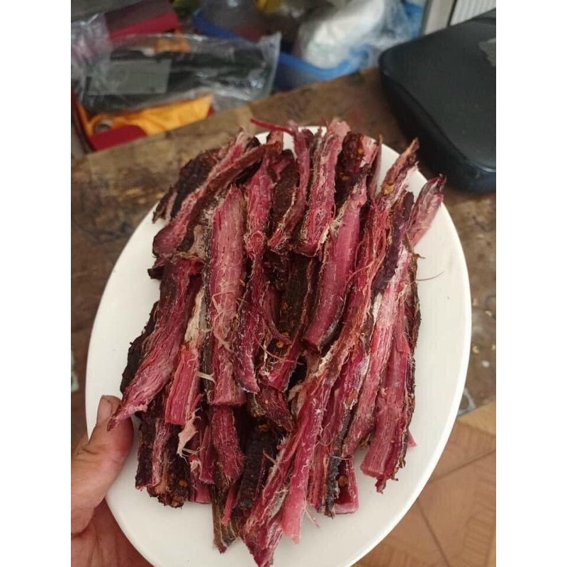 Trâu Gác Bếp Tây Bắc Kèm Chẩm Chéo