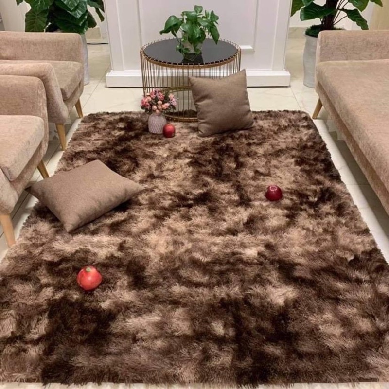 Thảm lông trải sàn kích thước 1,6m x2m  hàng đẹp 2021 nhiều mẫu mặt sau chống trơn trượt,thảm trải sàn cao cấp .
