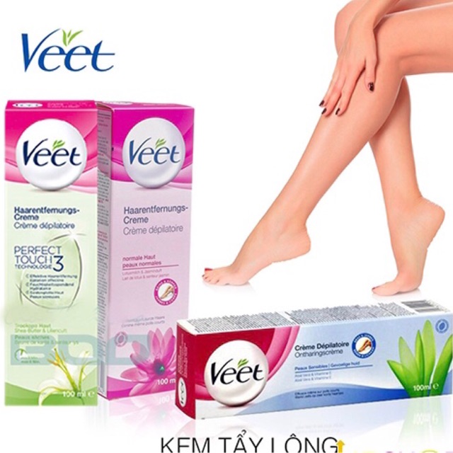Tẩy lông toàn thân Veet 100ml tẩy sạch, thơm, chăm sóc da | BigBuy360 - bigbuy360.vn