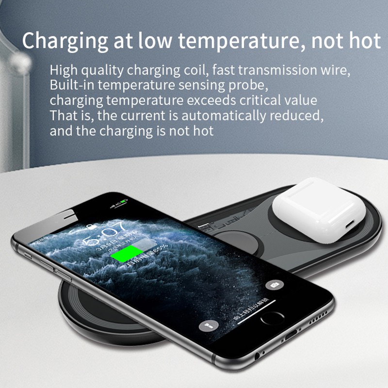 Đế Sạc Nhanh Không Dây 15w Cho Điện Thoại