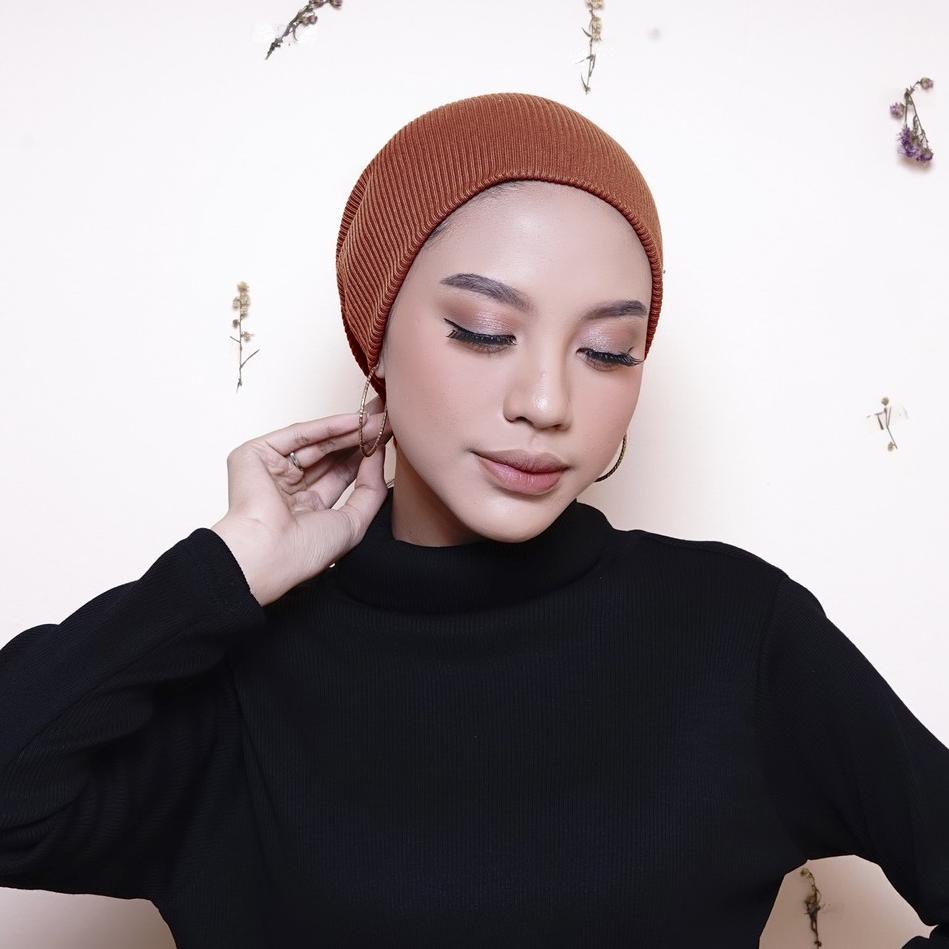 Mũ Turban đính kim tuyến lấp lánh Khăn Turban vải Cotton thiết kế đơn giản cho người lớn