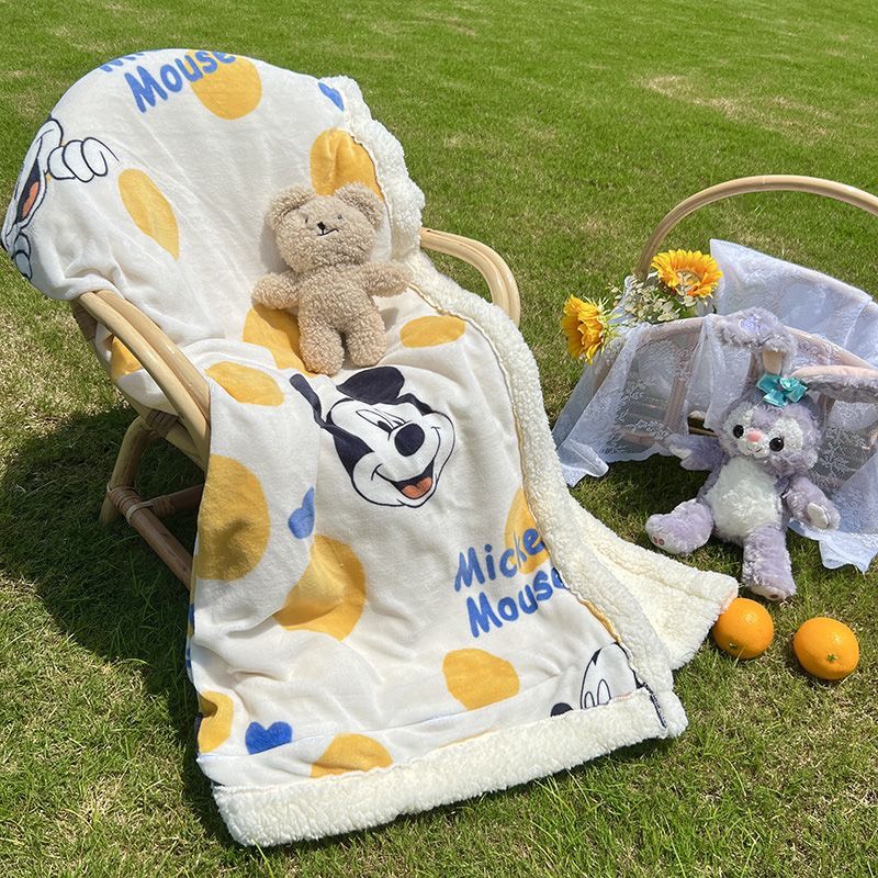 Chăn Lông Cừu Cao Cấp HIN BEDDING, Chăn Lông Cao Cấp Họa Tiết Dễ Thương, Chăn Lông Siêu Ấm Áp Đắp Đại Hàn KT 2mx2m3