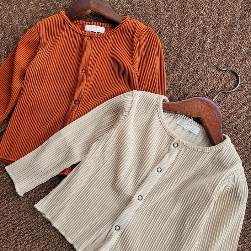 Áo khoác cardigan mềm nhẹ cho bé gái